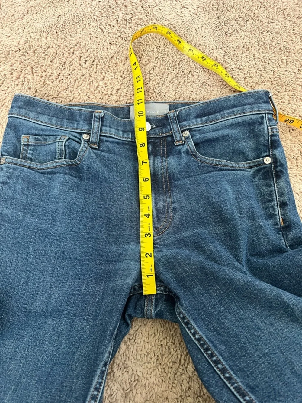 Everlane 29” Waist Straight Leg Jeans Dark Wash Blue - Picture 6 of 7
